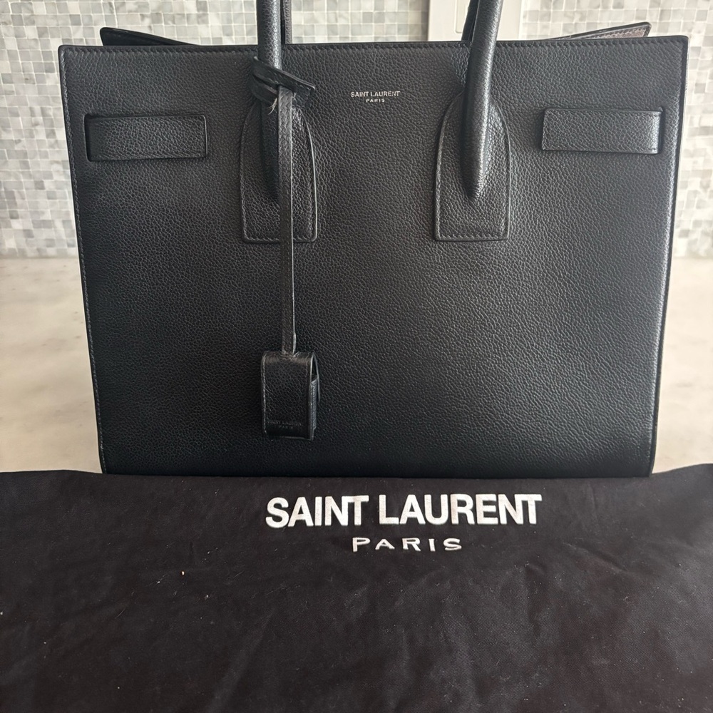 Saint Laurent Black Tote Bag